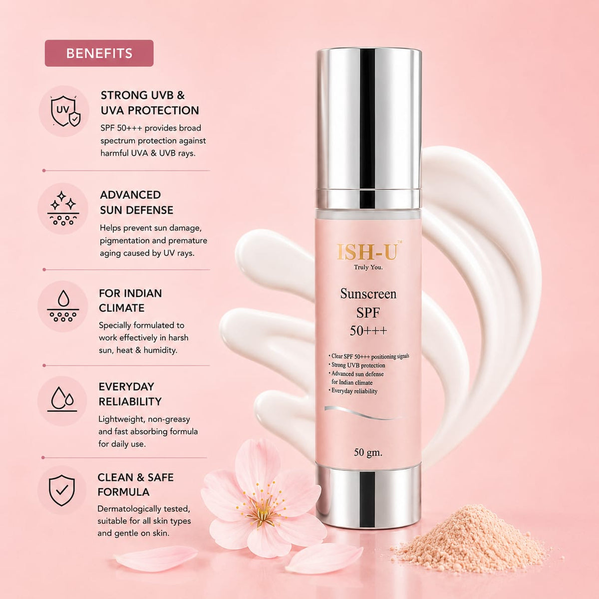 ISH-U™ Sunscreen SPF 50++++