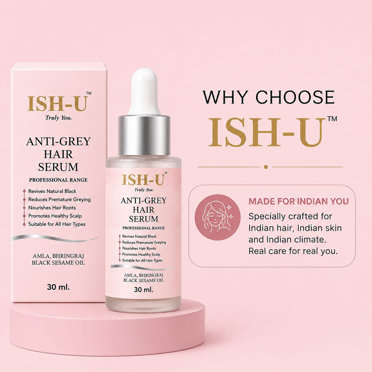 ISH-U™ Anti-Grey Hair Serum