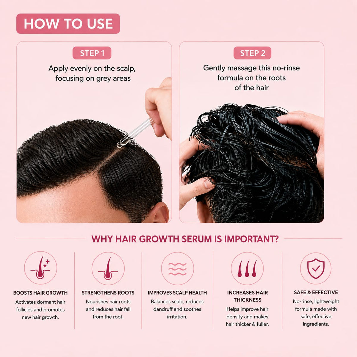 ISH-U Hair Growth Serum – Biotin, Plant Keratin & Argan Oil | 30 ml