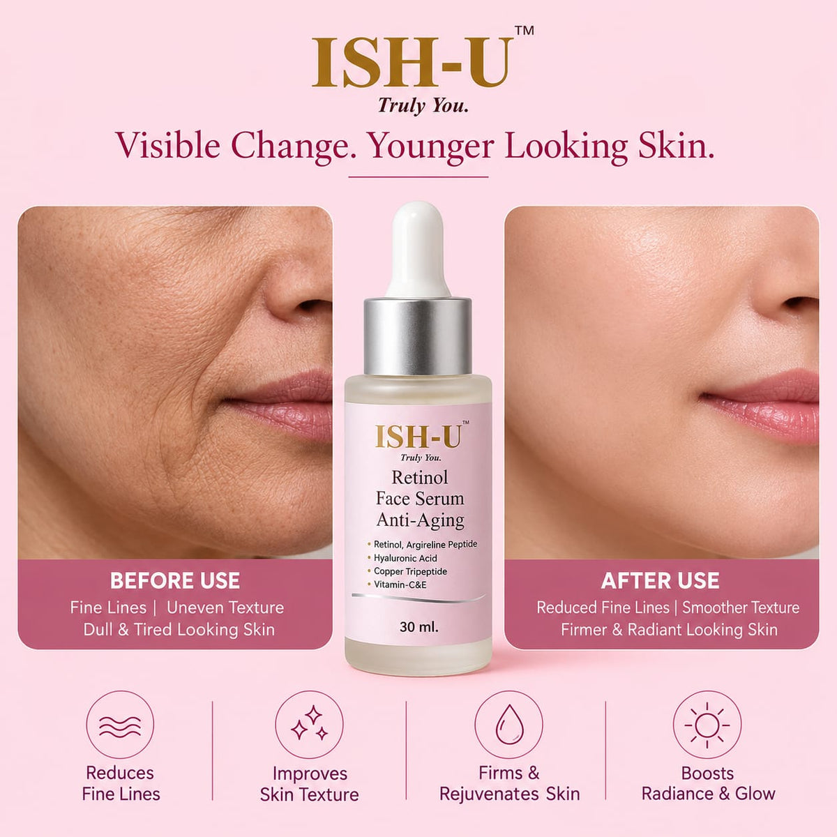 ISH-U™ Retinol Face Serum