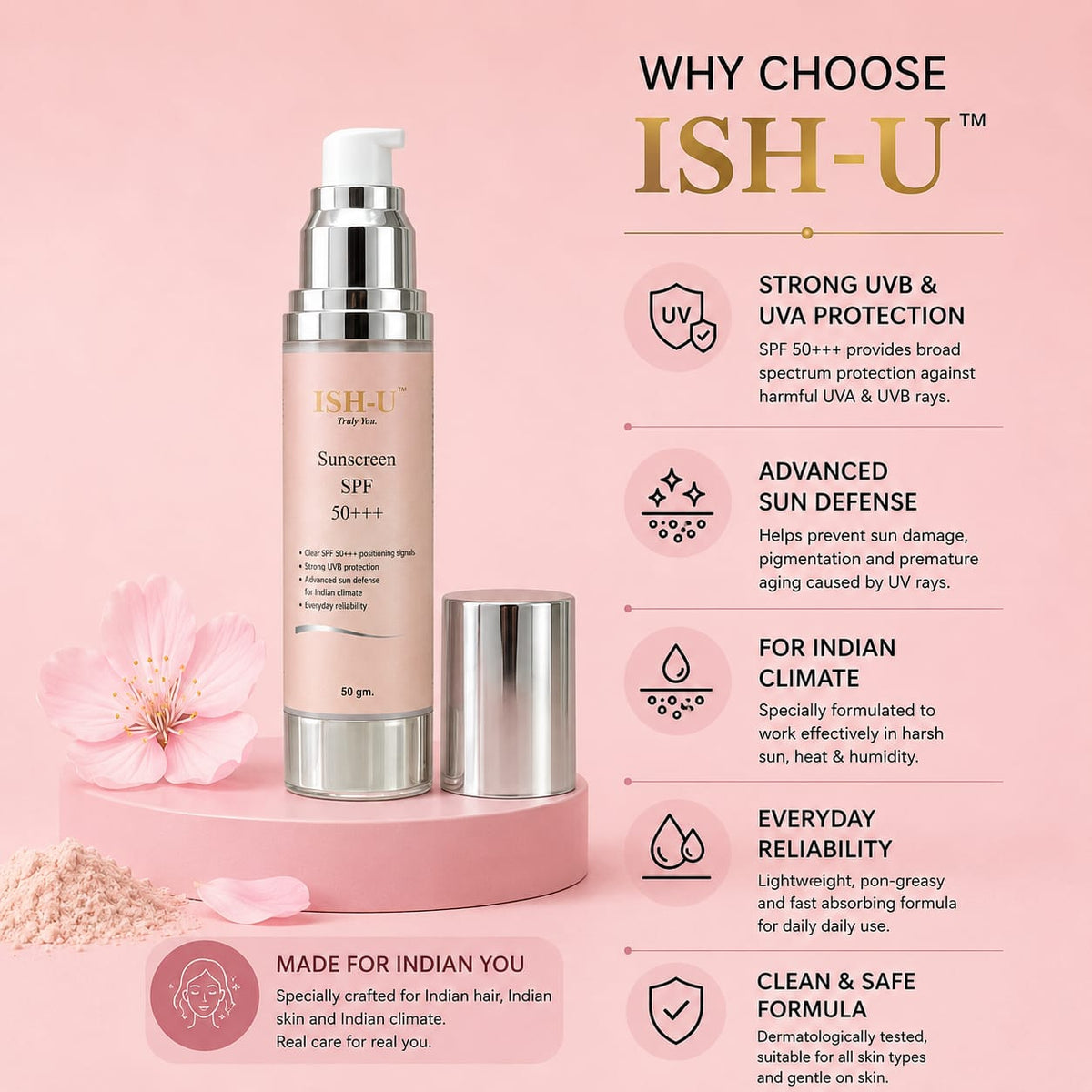 ISH-U™ Sunscreen SPF 50++++