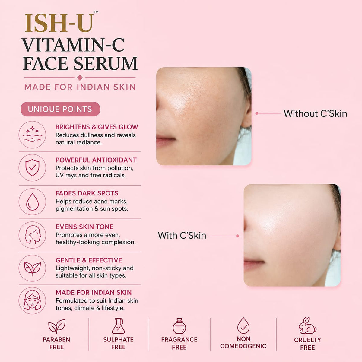 ISH-U™ Vitamin-C Face Serum 30 ml